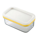2 Pcs Kitchen Food Butter Serving Storage Dish Container w/ Lid Freezer Safe