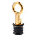 30mm Rubber & Brass Snap Handle Locking Boat Livewell Baitwell Drain Plug