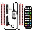 Waterproof Dynamic With APP And Remote Car Atmosphere Lamp Romantic  RGB