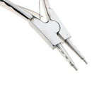 6'' Stainless Ring Opener Piercing Tool Hoops Captive Bead Forceps Opening Plier