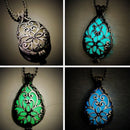 Lovely Wishing Tear Drop Fairy Glow in the Dark Steampunk Pendant  3C