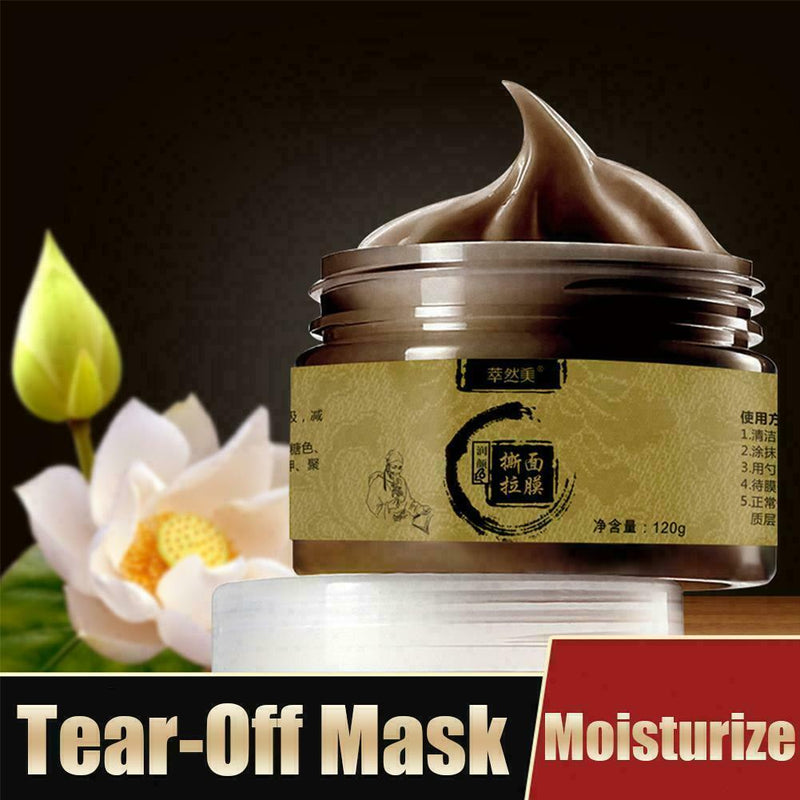 120ml Beauty Peel-off Face-pack Transitional Herbal Black Head Ginseng X4O7