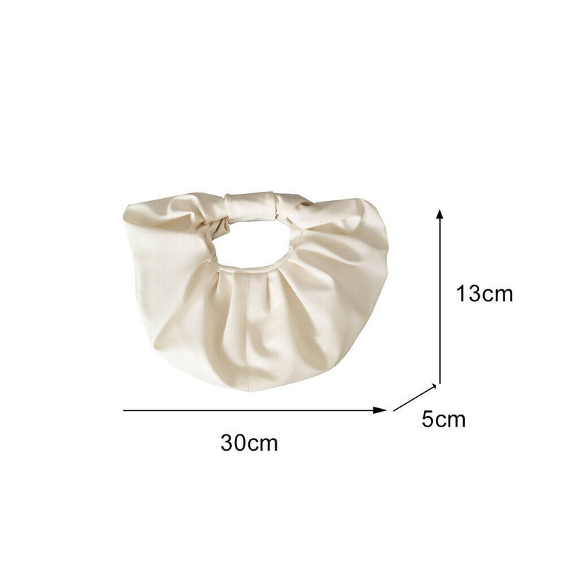 Women Shoulder Bag Female Pleated Dumpling Handbags Purses Travel Soft Clutch