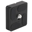 PU40 Quick Release Plate for J1 N1 Tripod Ball Head Arca Swiss with 1/4 inc