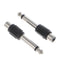 10 Pcs RCA Female Jack To 6.35mm 1/4" Male Mono Plug Audio Adapter Connector FU