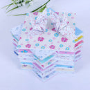 72Sheets Floral Square Folding Crane Origami Chiyogami Craft Lucky Wish Paper LJ