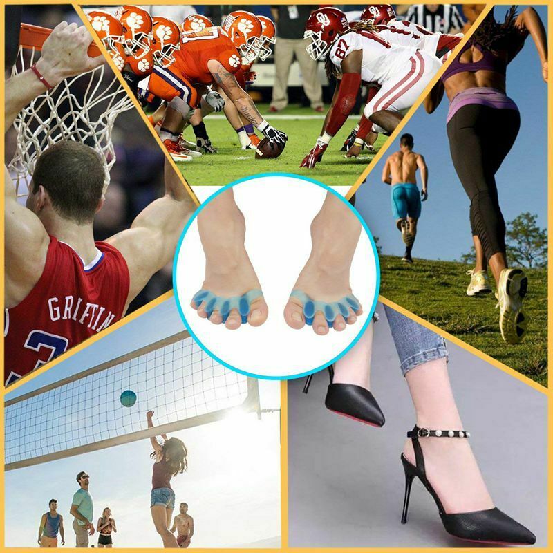 Corrector, Toe Separator,Bunion Relief Protectors New Material Gel Hammer T I5H8