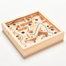 Puzzle Toys Wooden Labyrinth Balance Board Game Children Educationa S SE