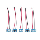 5pcs H7 Bulb Socket Fog Driving Light Lamp Wire Harness Pigtail Base