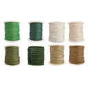 8 Rolls of 80 Meters Waxed Cotton Cord String for DIY Jewelry Making 1mm