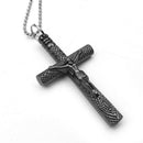 Jesus Cross Metal Drum Key Wrench Necklace Key Chain Crucifix Accessories Kit
