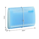 Mini Size Bill Receipt Document Expanding File Folded Bag Storage A6 Plastic