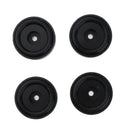 4x 40*15mm Aluminum Isolation Feet Pad Stand Base For CD Turntable Radio AMP