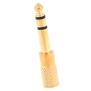1Pc 1/8 3.5mm Female to 6.5mm 1/4 Male Headphone Jack Adapter Plug Stereo Au JR