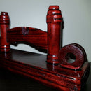 Modern Chinese Style Hand Wooden Folding Fan Stand Display Base Holder Home V2V1