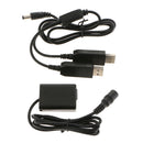 AC-PW20 USB Power Kit AC Adapter Replacement NP-FW50 DC Coupler Dummy Battery