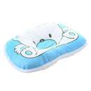 Cute Bear Cotton Newborn Baby Prevent Flat Head Pillow Support blue