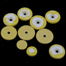 16pc Flute Woodwind Pads Set Yellow Musical Instrument Accessory