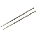 5 Pair Chinese Stylish Non-slip Stainless Steel Chopsticks Chop Sticks Silv F4Q7