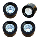 4 Pieces PU Skateboard Wheels Replacement Repair Kit For Cruiser Skate Board