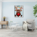Christmas Sheep Diamond Painting 5D DIY Full Round Drill Wall Arts (B2483) A