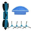Roller Brush Side Brush Rags Set Replacement Parts for Cecotec Conga 3090 V