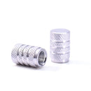 4pcs Sliver Wheel Tyre Tire Valve Stems Air Dust Cover Screw Caps Car Truck Bike