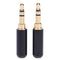 2pcs/set 3.5mm 1/8in 3-Pole Male Audio Jack Plug Stereo Headphone DIY Connectors