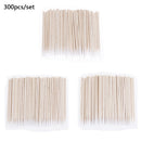 300Pcs Tampons Permanent Makeup Cotton Ear Cleaning Makeup Stick Pointed SwabsOZ