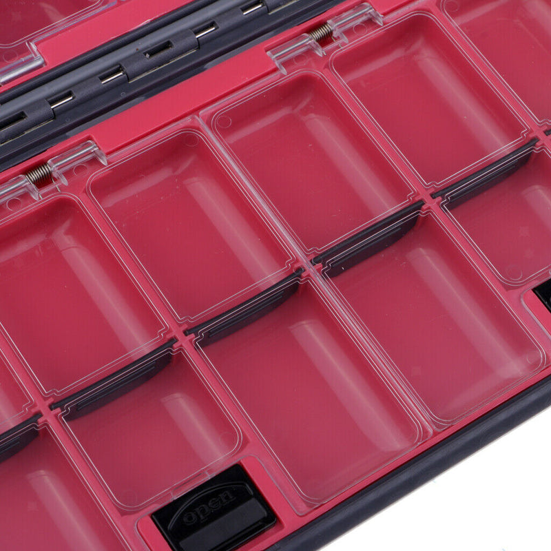 Large Capacity Double Layer Fishing Tackle Bag Storage Accessories Box Case