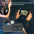 USB Type-C Wireless Bluetooth Audio Transmitter Adapter for Nintend Switch PS4
