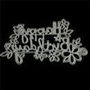 Happy Birthday Shape Metal Cutting Dies for DIY Scrapbooking Album Cards DecorMO