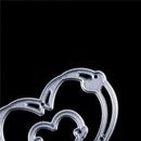 2pcs/set Love Heart Metal Cutting Dies Stencils for Cards Scrapbooking Decor JR