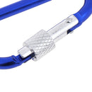 2pcs Random Aluminum Carabiner D-Ring Key Chain Clip Outdoor Hook Buc OZ