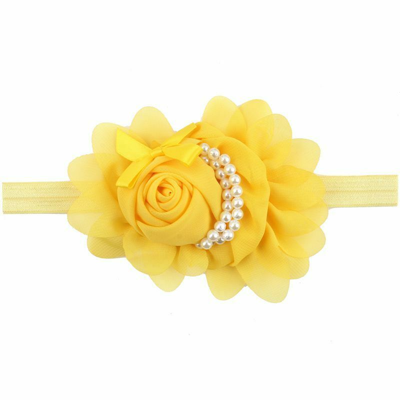 4 pcs Baby headband wrap soft head Turban hair band props for photo C9X6