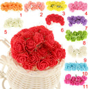 Small Artificial Roses Flowers Arrangements Home Decor Bouquet Gift Yellow