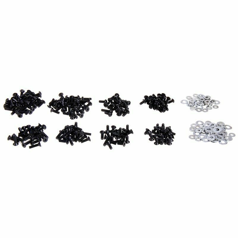 Screws Box Set for 1/10 HSP Traxxas Tamiya HPI Kyosho D90 SRC10 Remote Cont I5V4