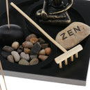 Meditation Buddha Statue  Garden Set Buddha Rock Incens Scene Accessories