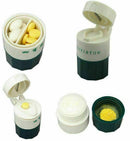 4 Layer Pill Medicine Crusher Grinder Splitter Tablet Divider Storage Box Pretty