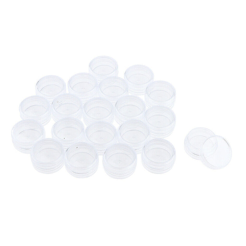 Set of 20,Empty Clear Small Storage Containers for A Wide Variety of Items,Such