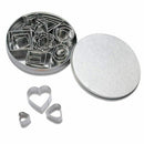 Cookie Cutter Stainless Steel 24 PCS Cookie Cake Cutters with Box DIY Mini  I6H6