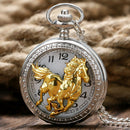 Chinese style golden horse Pentium pattern cool men's pendant gift ladies p