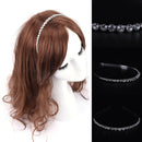 Hair band Crystal Headband Hairband Rhinestone Fine Hair Hoop Hair Accessories,a