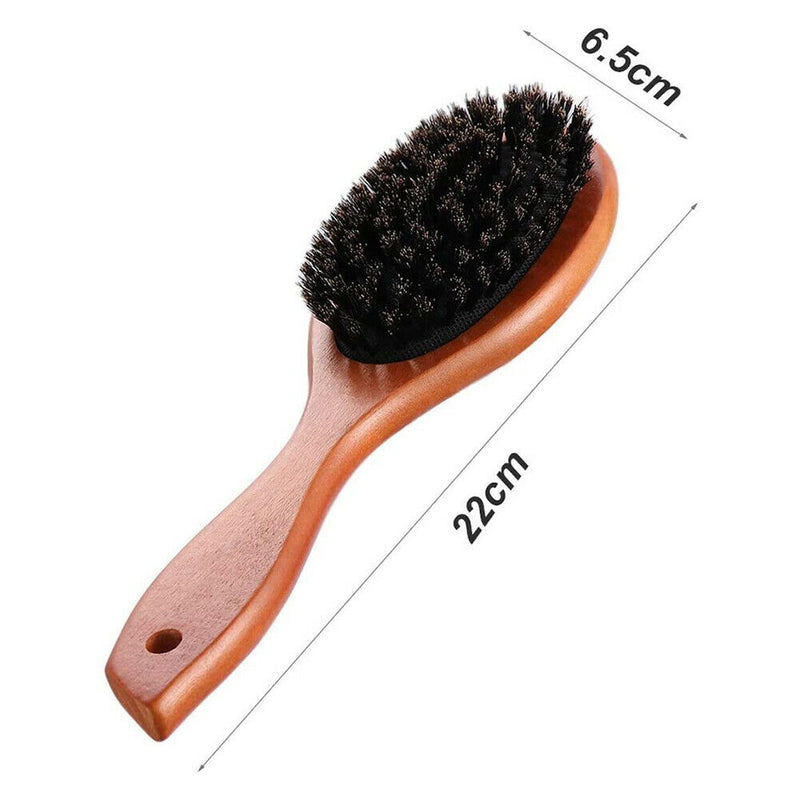 Wooden Handle Bristles Salon Hair Brush Anti-static Scalp Massage Combs