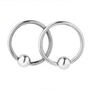2pcs 4mm Ball Closure Captive Bead Nose Ear Helix Tragus Lip Ring Piercing