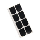 0.8mm 8x black rubber saxophone sax clarinet mouthpiece pads patches cushions Bj