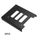 2x 2.5 inch to 3.5 inch SSD HDD Mounting Adapter Hard Drive Holder Bracket