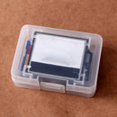 Cf card compact flash memory card holder box storage transparent plastic ca3c'