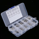 New 200pcs M3-M8 Hex Socket Set Screw Grub Assortment Kit with Plastic Box