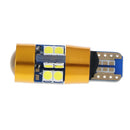 2x Amber T10 15W 3030 19SMD Canbus Error Free LED Parking Light Lamp Bulbs OZ